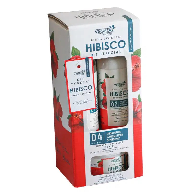 Kit Vegetal do Brasil Hibisco (4 Produtos)
