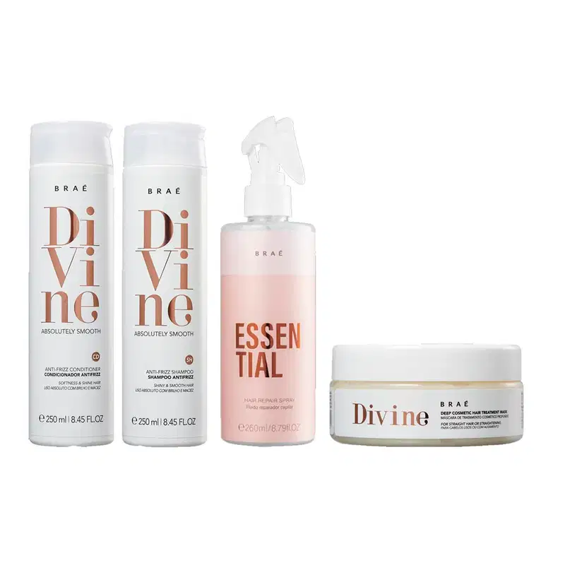 Kit Braé Divine Essential Hair (4 Produtos)