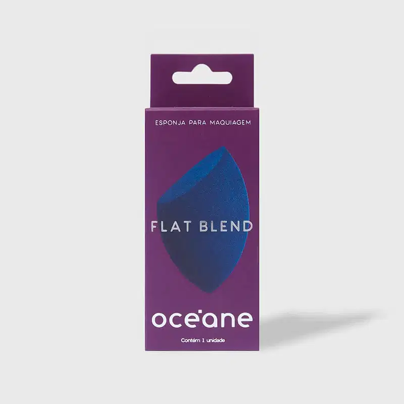 Océane Flat Blend Azul - Esponja de Maquiagem