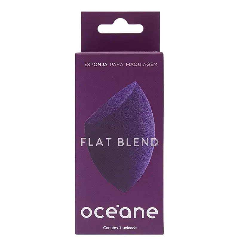 Océane Flat Blend Roxa - Esponja de Maquiagem