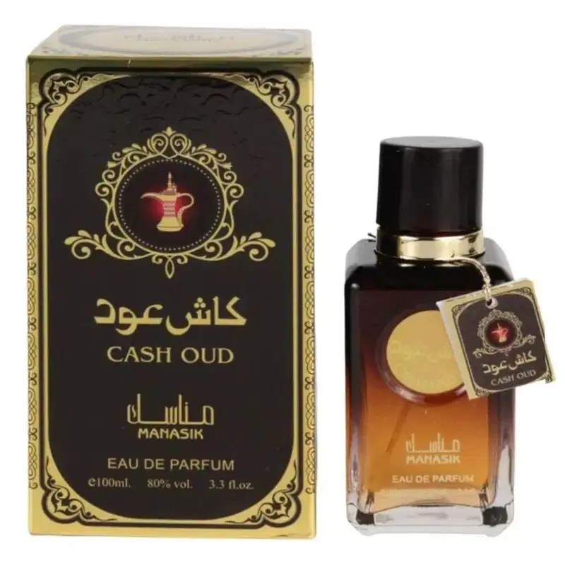 Perfume Unissex Cash Oud Manasik EDP, 100ml.