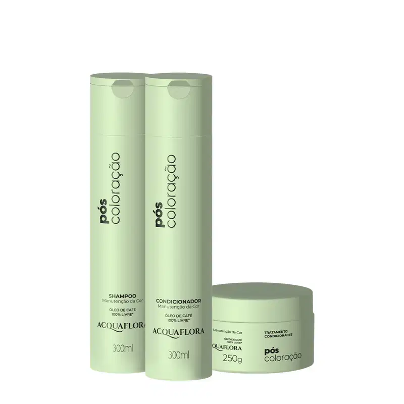 Kit Acquaflora Pós-Coloração Trio (3 Produtos)