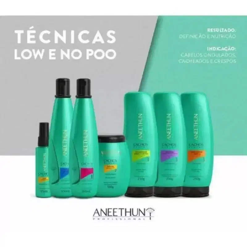 Kit Aneethun Cachos System (5 Produtos)