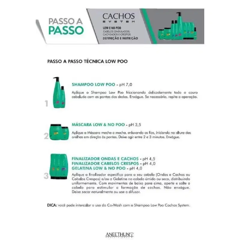 Kit Aneethun Cachos System (5 Produtos)