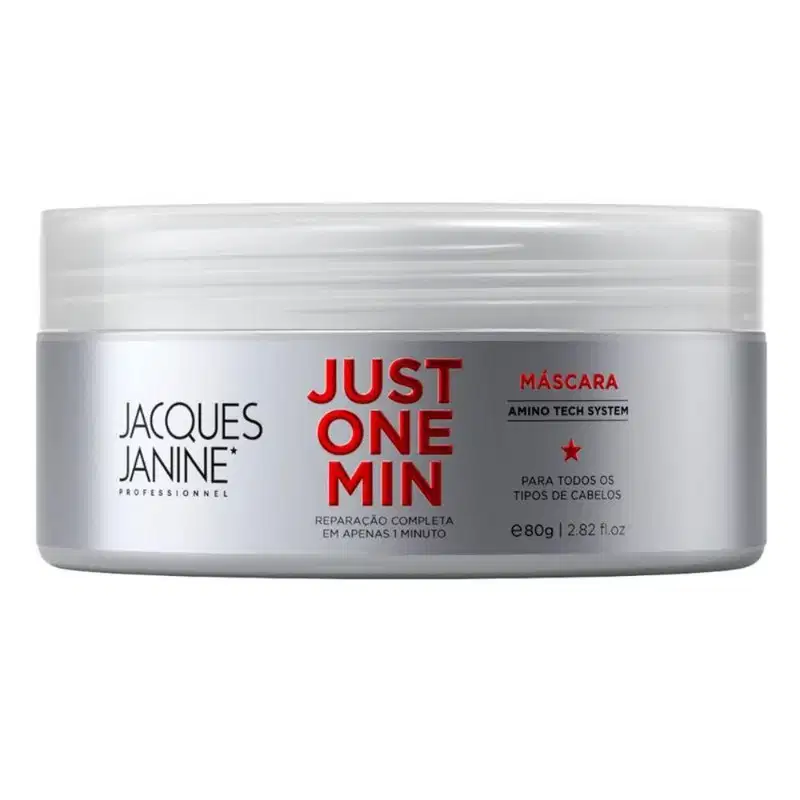 Kit Shampoo e Máscara Jacques Janine Just One Minute