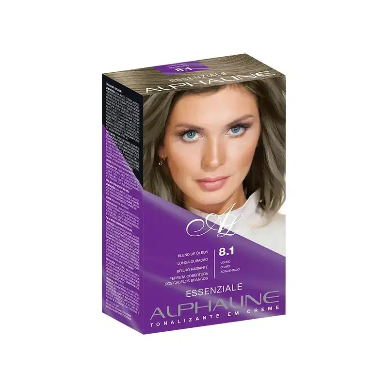 Kit Alpha Line Essenziale 8.1 Louro Claro Acinzentado - Tonalizante