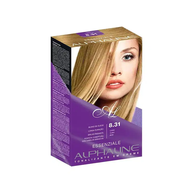 Kit Alpha Line Essenziale 8.31 Louro Claro Bege - Tonalizante