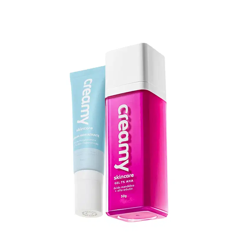 Kit Creamy Ácido Mandélico Gel Antiacne e Sérum Hidratante  (2 produtos)