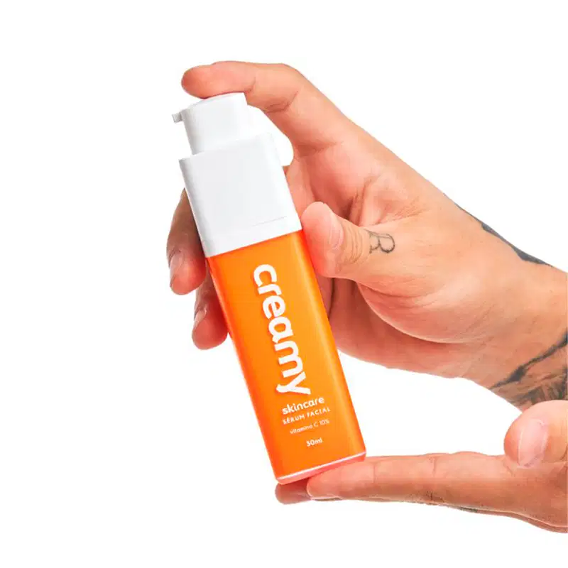 Kit Creamy Ácido Salicílico Solução Tônica Antiacne e Vitamina C Sérum Facial (2 produtos)