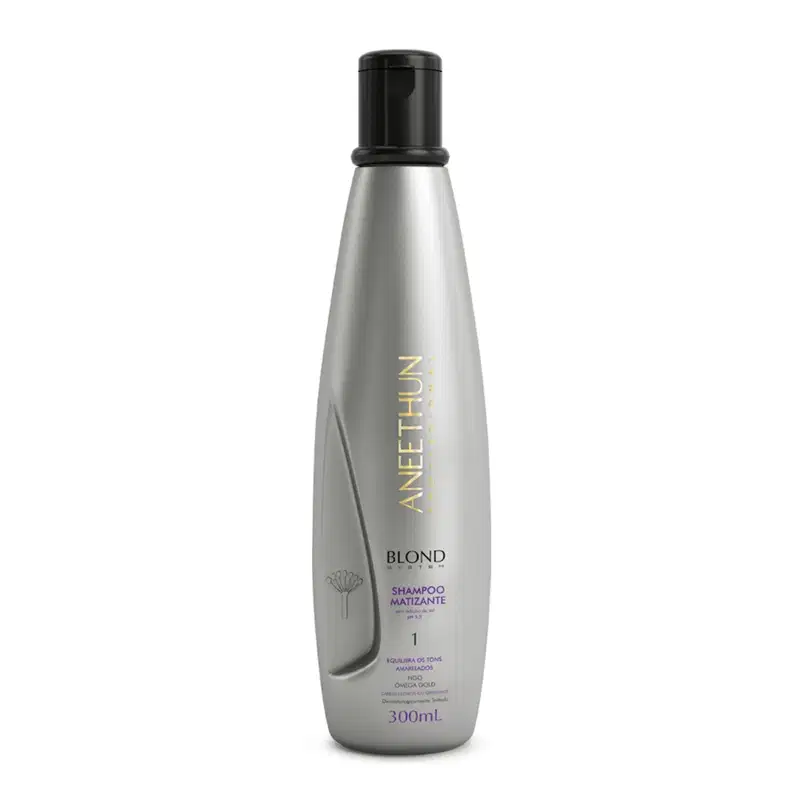 Kit Aneethun Shampoo 300ml e Máscara 250g Matizante Blond System