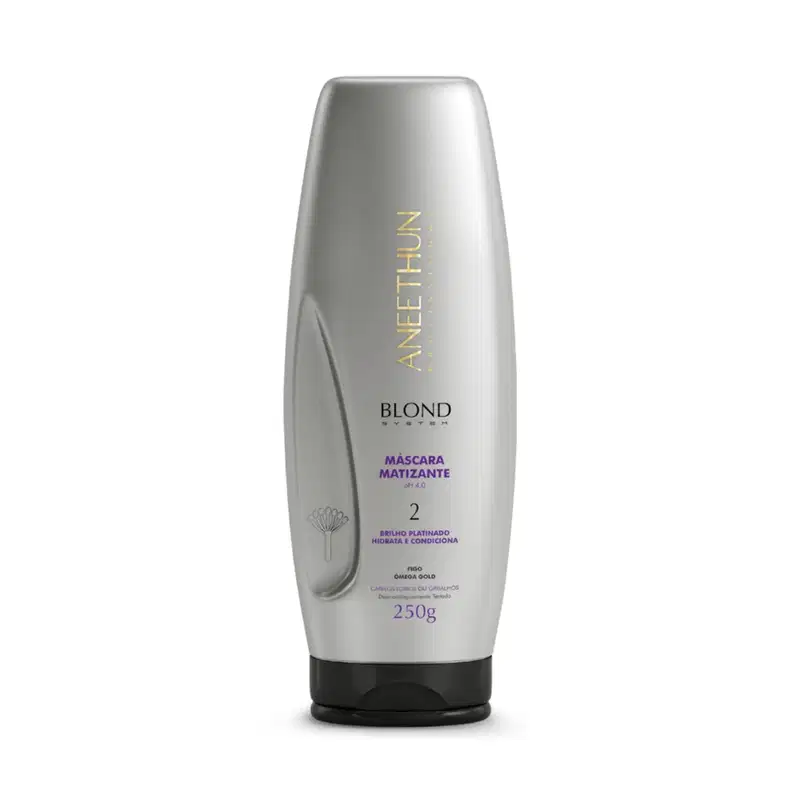 Kit Aneethun Shampoo 300ml e Máscara 250g Matizante Blond System