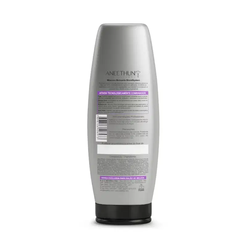 Kit Aneethun Shampoo 300ml e Máscara 250g Matizante Blond System
