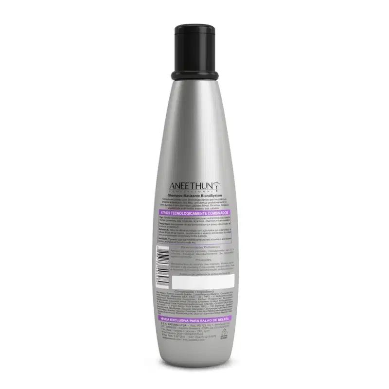 Kit Aneethun Shampoo 300ml e Máscara 250g Matizante Blond System