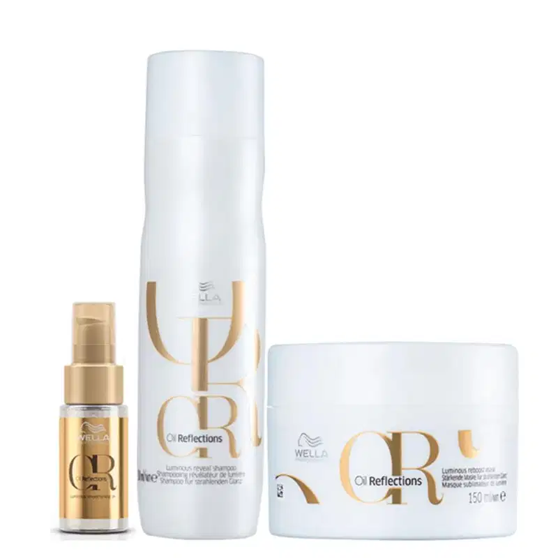 Kit Wella Professionals Oil Reflections Super Trio (3 Produtos)