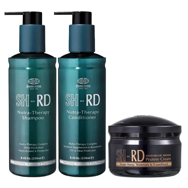 Kit SH-RD - Shampoo 250ml + Condicionador 250ml + Leave In Gold 80ml