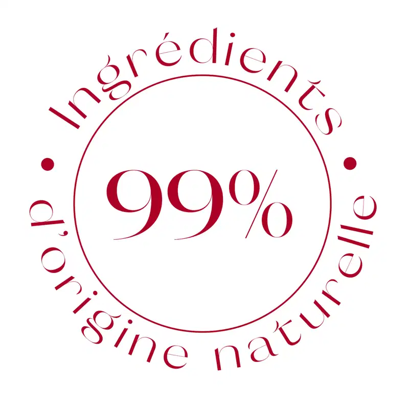 Ingrédients 99% d'origine naturelle
