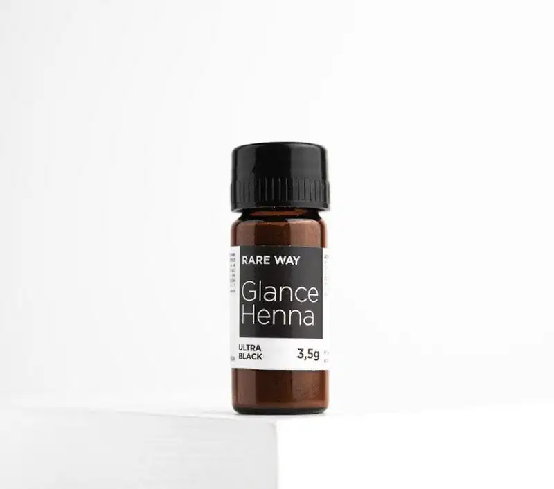 Henna para Sobrancelhas Glance Ultra Black Rare Way