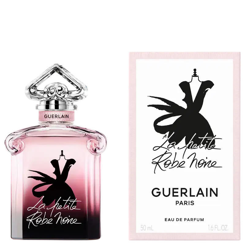 A imagem mostra o frasco do perfume ao lado da embalagem.