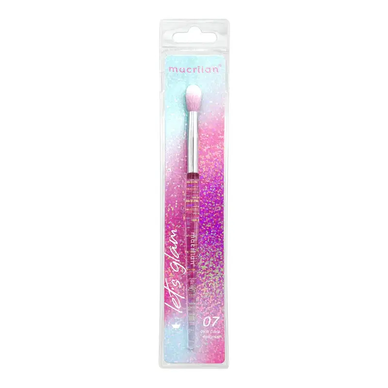 Pincel Profissional Oval Para Esfumar Let's Glam - Macrilan - GL07
