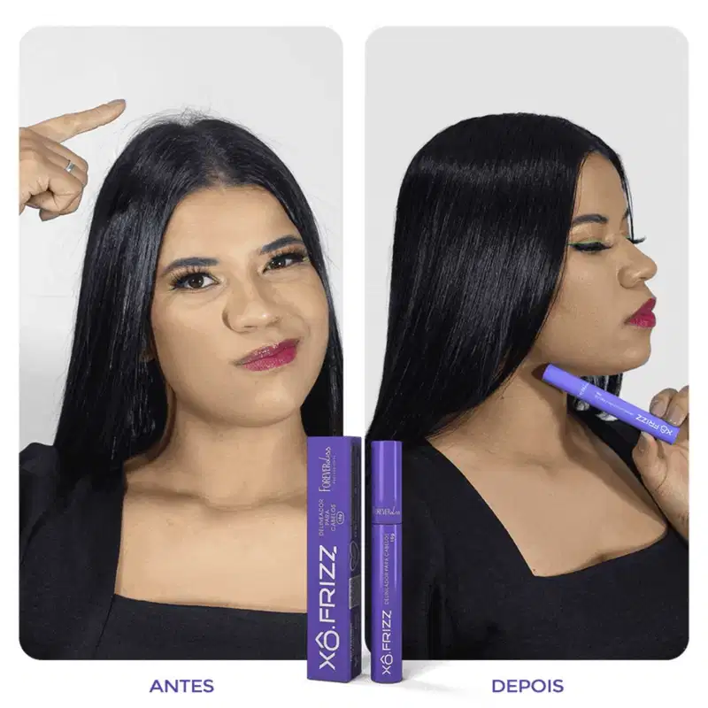 Kit Modelador De Fios Forever Liss Xô Frizz 10g Pente Beauty