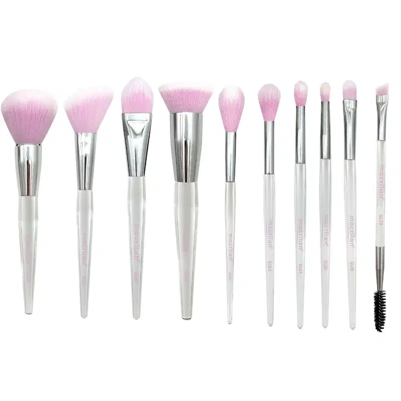 Linha Completa Let's Glam Com 10 Pincéis - Macrilan