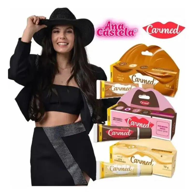Ana Castela e os Hidratantes Labiais Carmed