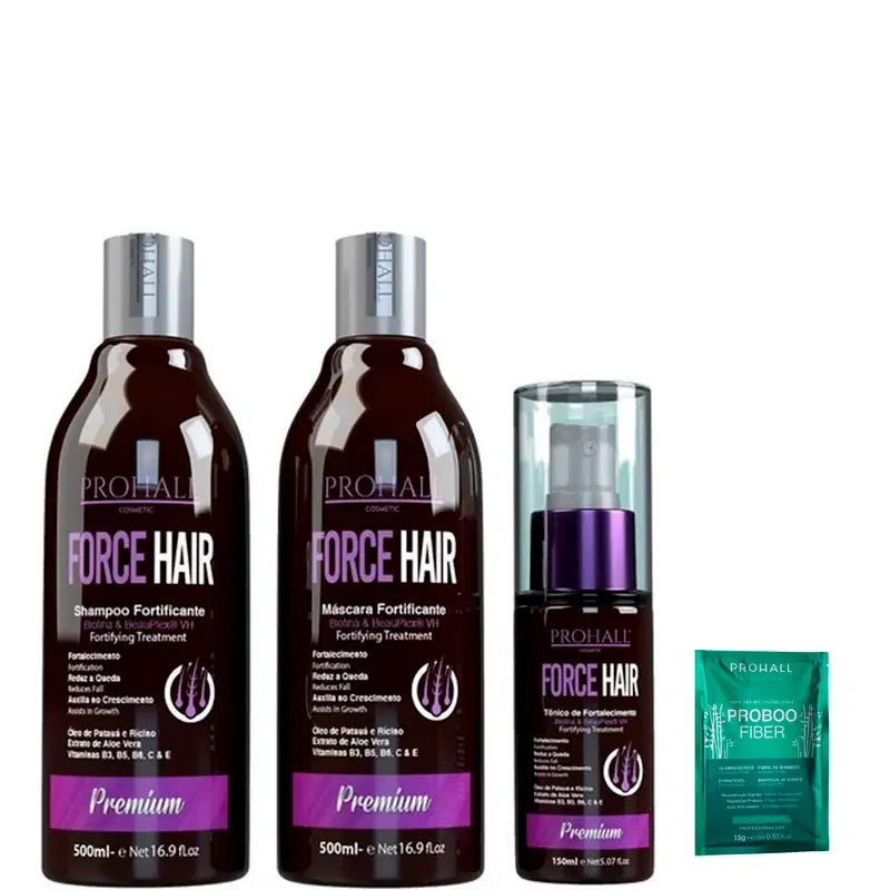 Kit Fortificante Crescimento Acelerado Force Hair Prohall
