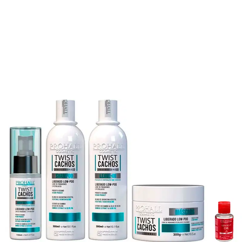 Kit Home Care Cacheadas Definição Total Twist Curls Prohall