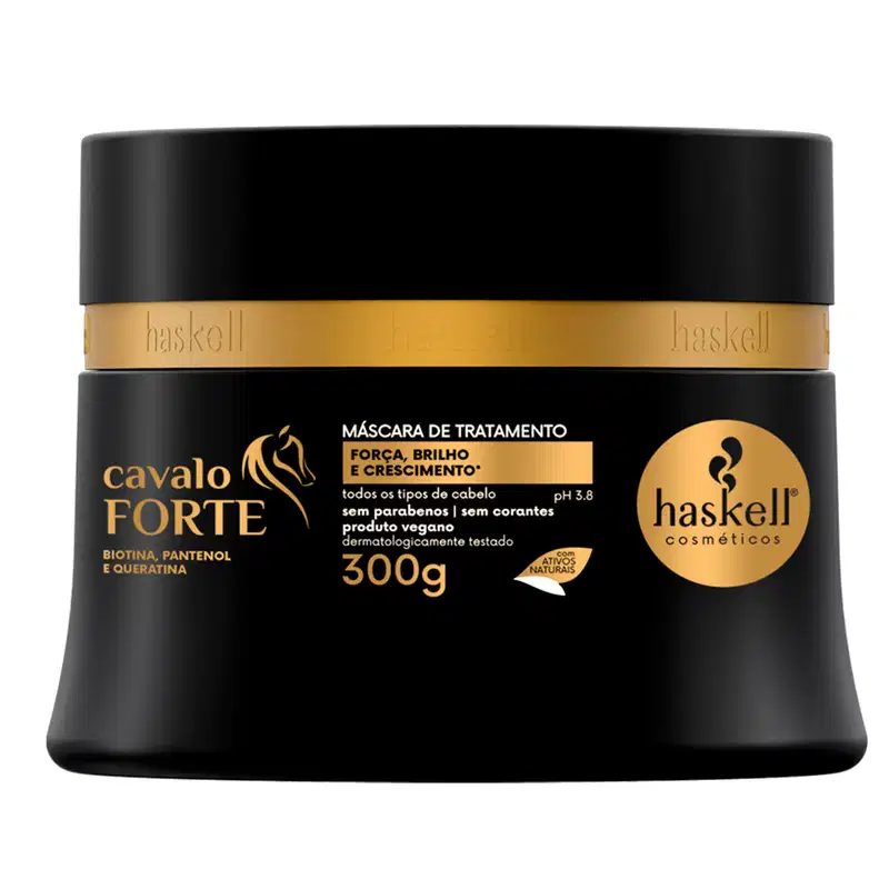 Kit Completo Haskell Cavalo forte Com 7 Itens- 300ml