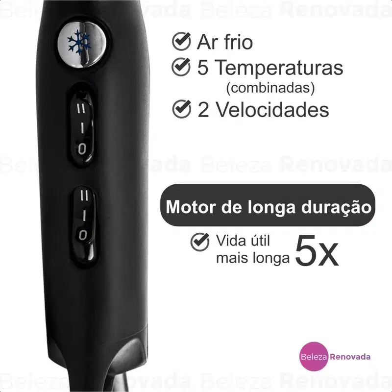 Secador Taiff Digital Vulcan 2500w Profissional Original