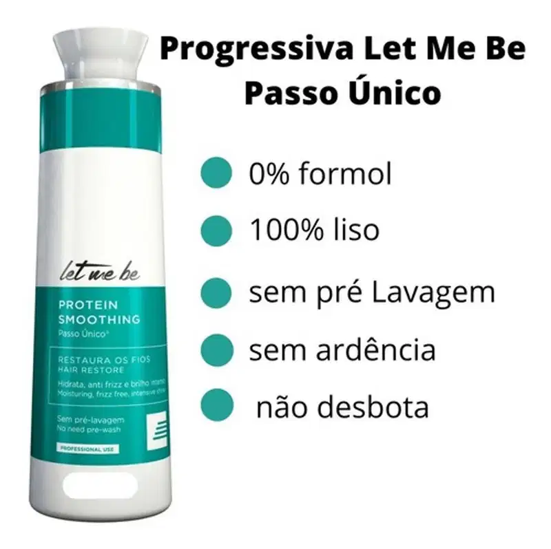 Let Me Be Escova Progressiva Protein Smoothing 1000ml