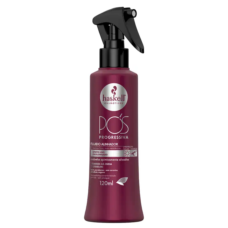Kit Pós-Progressiva Haskell Shampoo+ Condicionador+ Máscara 300ml/ Fluido