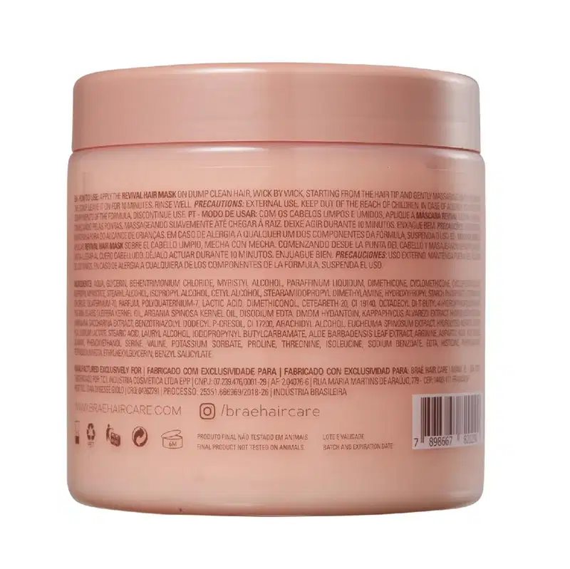 Kit Braé Revival Oil Intense Gigant Care (4 Produtos)