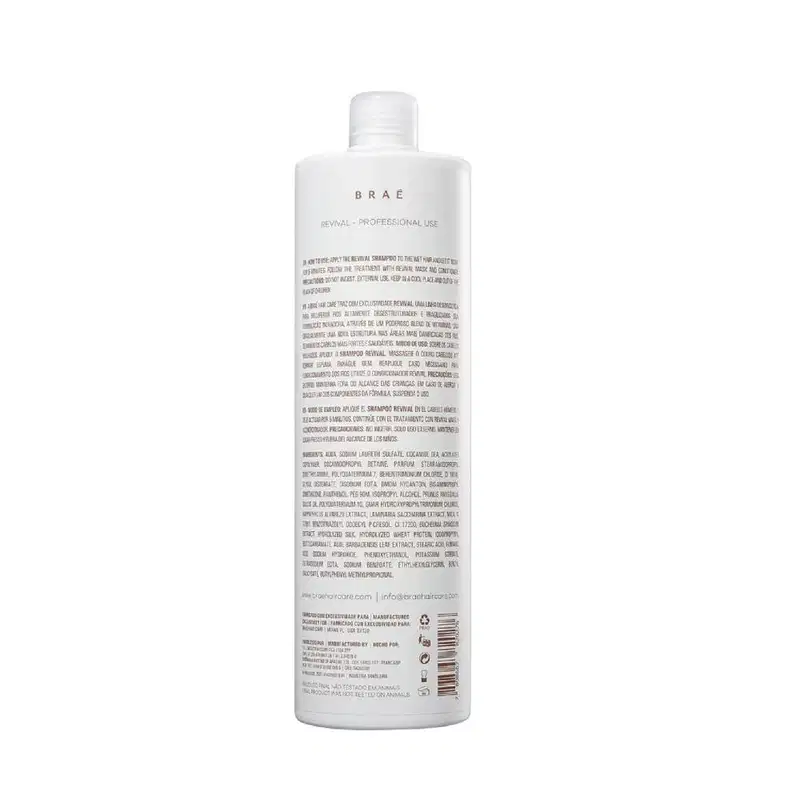 Kit Braé Revival Oil Intense Gigant Care (4 Produtos)