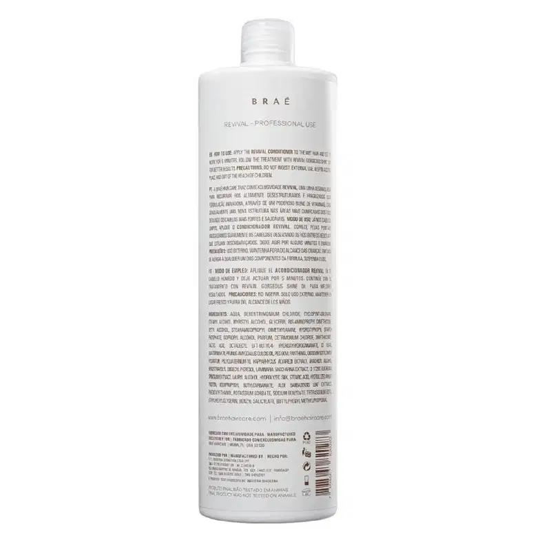 Kit Braé Revival Salon Pump, 5 produtos.