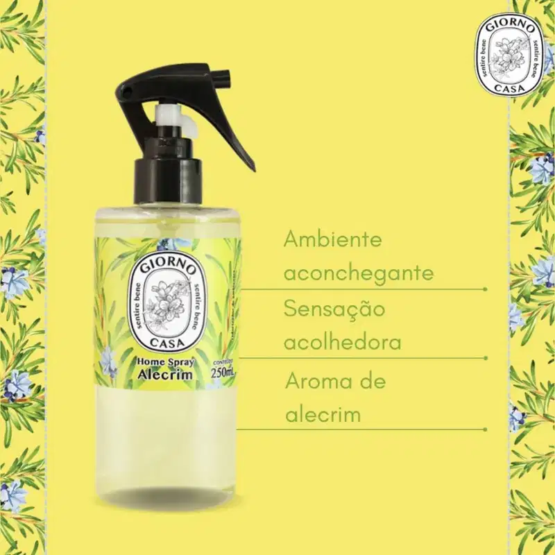 Giorno Casa - home spray alecrim 250ml