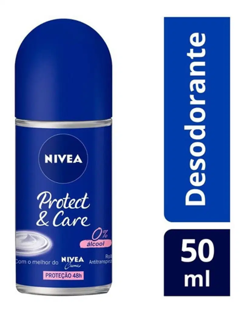 Kit 2 Desodorantes Roll On Protect & Care - 50ml