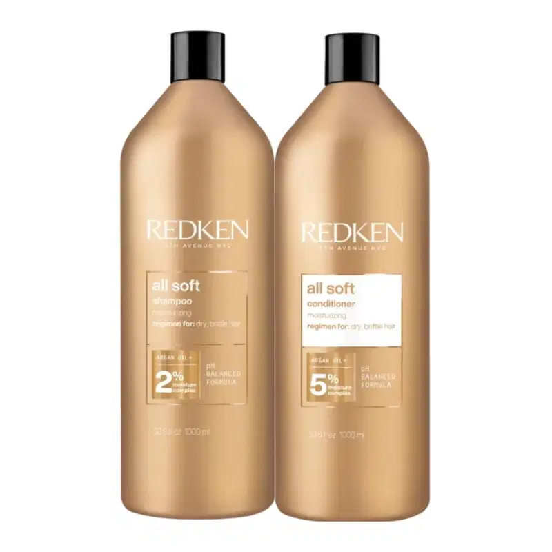 KIT RDK ALL SOFT SHAMPOO 1L E CONDICIONADOR 1L