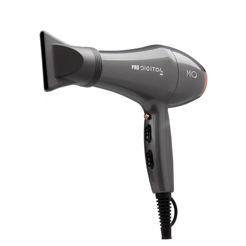 MQ Profissional Pro Digital Secador de Cabelo 2600W com 2 Velocidades Cinza 220V
