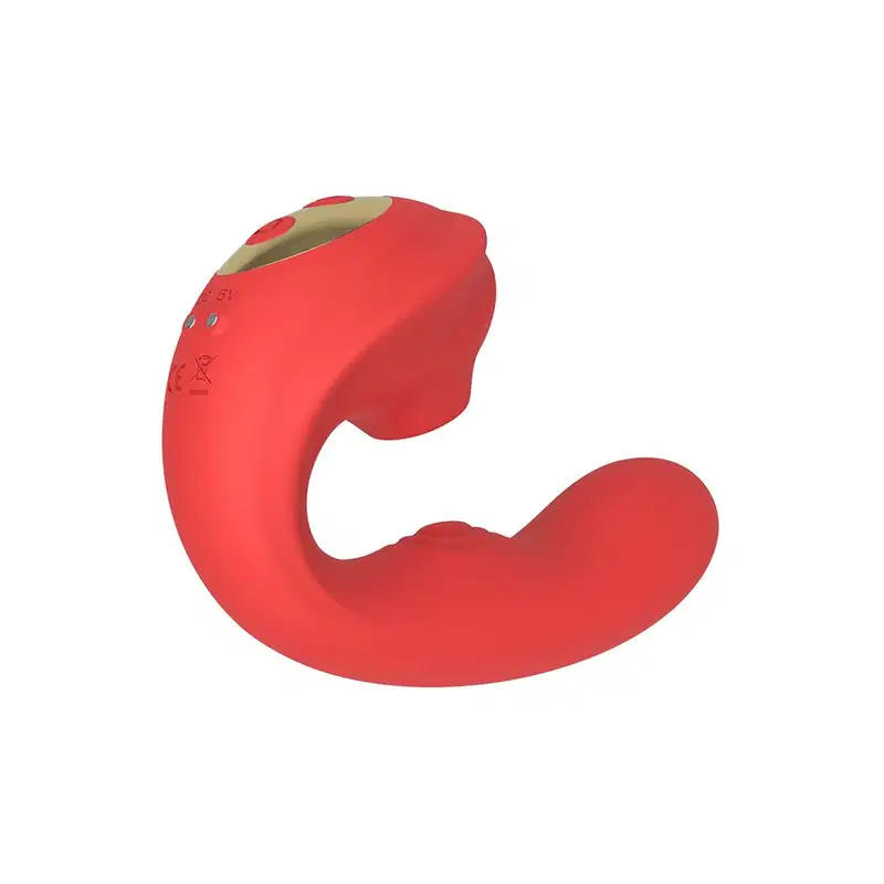 Orgasmic Vibrador de Ponto G e Sugador de Clitóris com Impulso Linha Luxury Intt