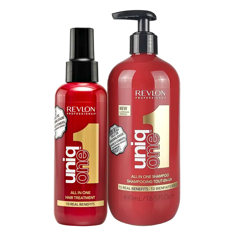 Kit Revlon Professional Uniq One Limpeza e Finalização (2 Produtos)