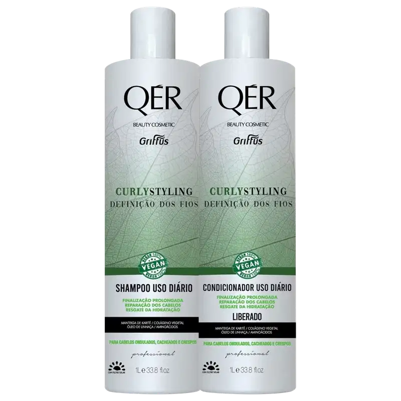Kit Griffus QÉR Curly Styling Duo (2 Produtos)