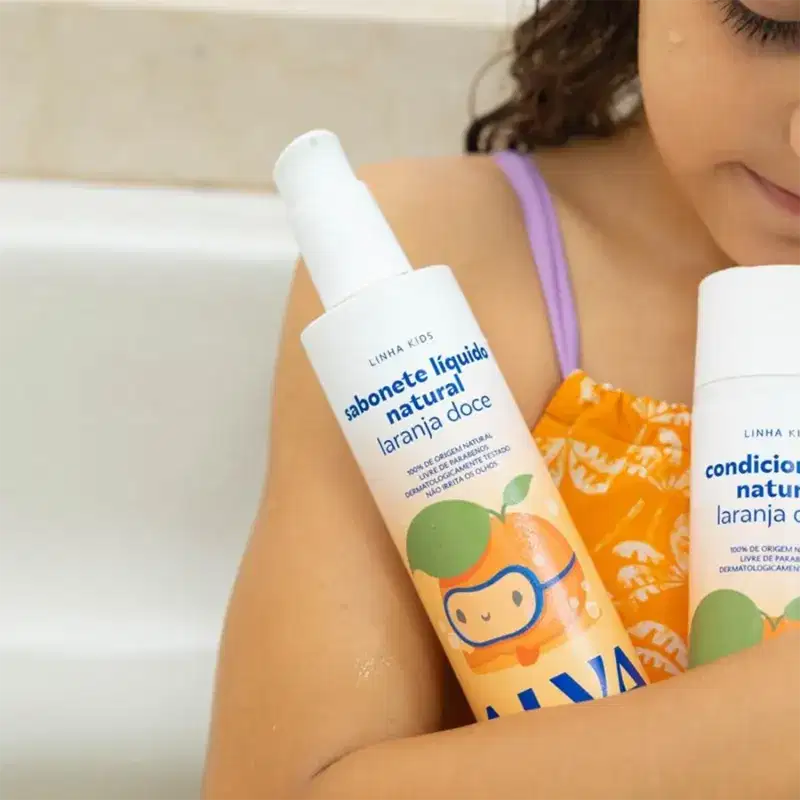 Alva Kids Laranja Doce - Sabonete Líquido Infantil 250ml