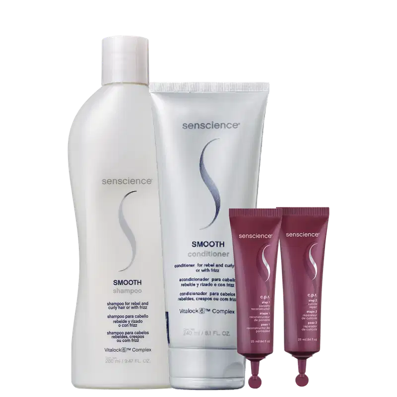 Kit Senscience Smooth + CPR (4 Produtos)