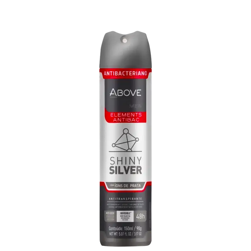 Above Elements Antibac Shiny Silver - Desodorante Aerossol 150ml