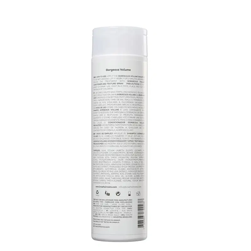 Kit Braé Gorgeous Volume Home Care (2 Produtos)