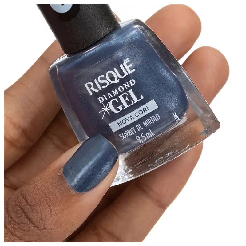 Risque Diamond Gel Sobert De Mirtilo - Esmalte 9,5ml