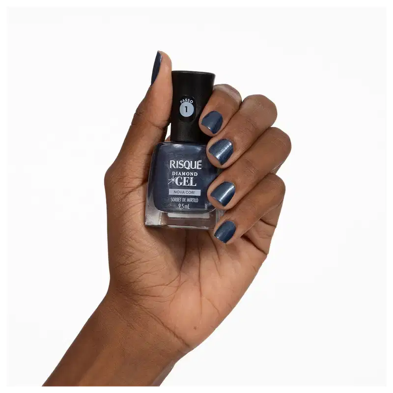 Risque Diamond Gel Sobert De Mirtilo - Esmalte 9,5ml