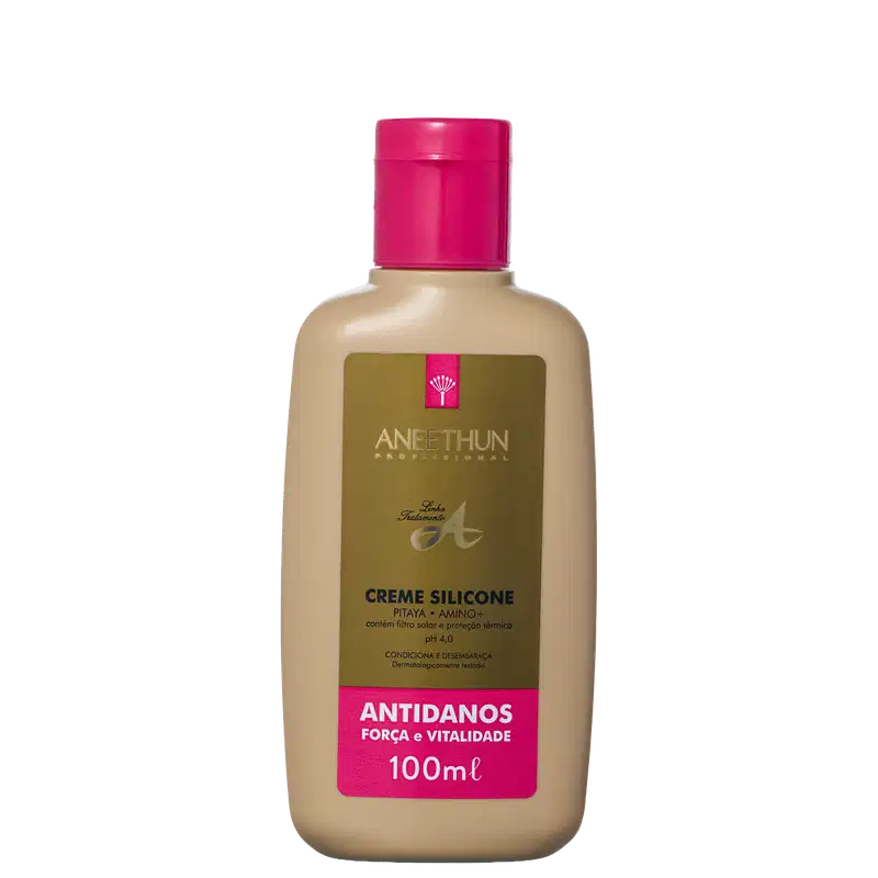Aneethun Linha A Silicone Antidanos - Creme Capilar 100ml