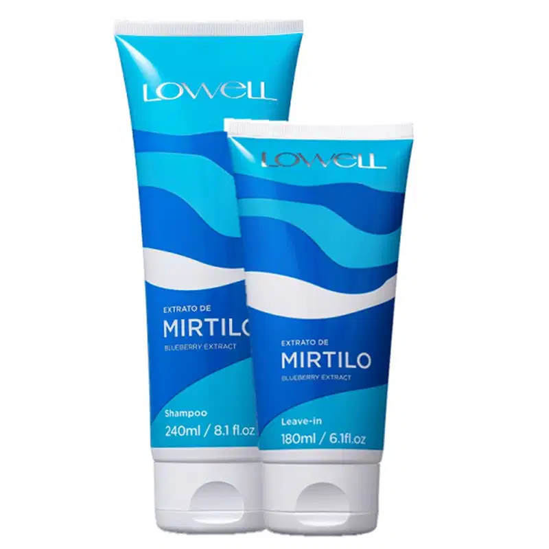 Kit Lowell Extrato de Mirtilo Shampoo + Leave-in (2 Produtos)